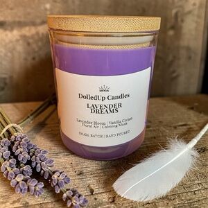 9oz Lavender Dreams Candle | Lavender Vanilla Soy Candle